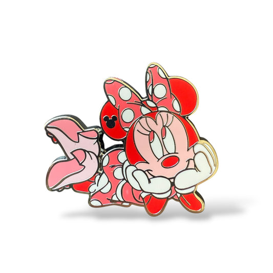 Cast Lanyard Pink Color Story Minnie Hidden Mickey Pin