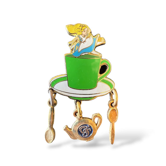 WDW Grand Floridian Alice's Tea Party Dangle Pin