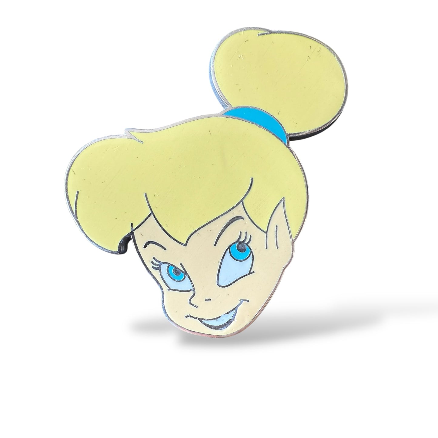 Disney Parks Tinker Bell Face Top Knot Pin
