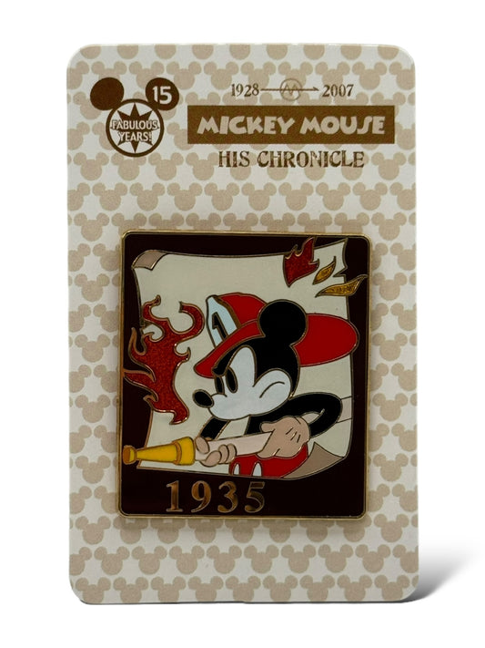 JDS Mickey Mouse Chronicle Mickey's Fire Brigade Pin