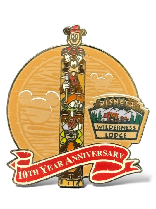 DEC Wilderness Lodge 10th Anniversary Pin