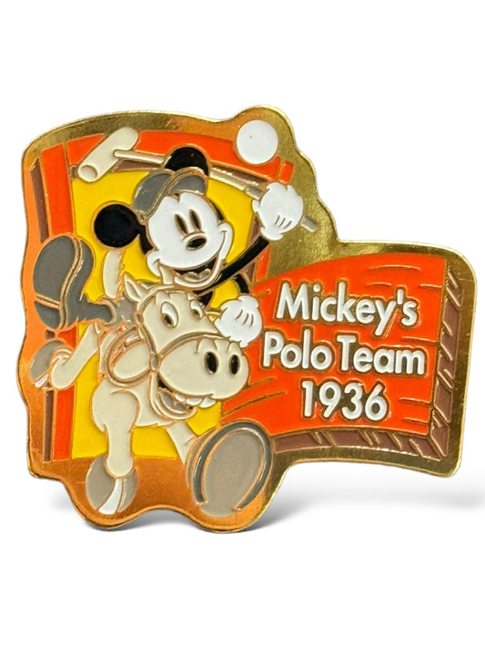 TDR Mickey Shorts Mickey's Polo Team 1936 Pin