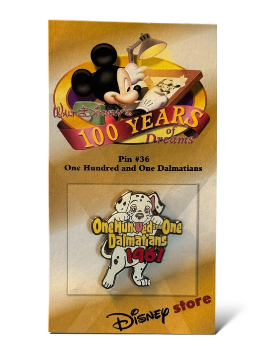 JDS 100 Years of Dreams 101 Dalmatians 1961 Pin