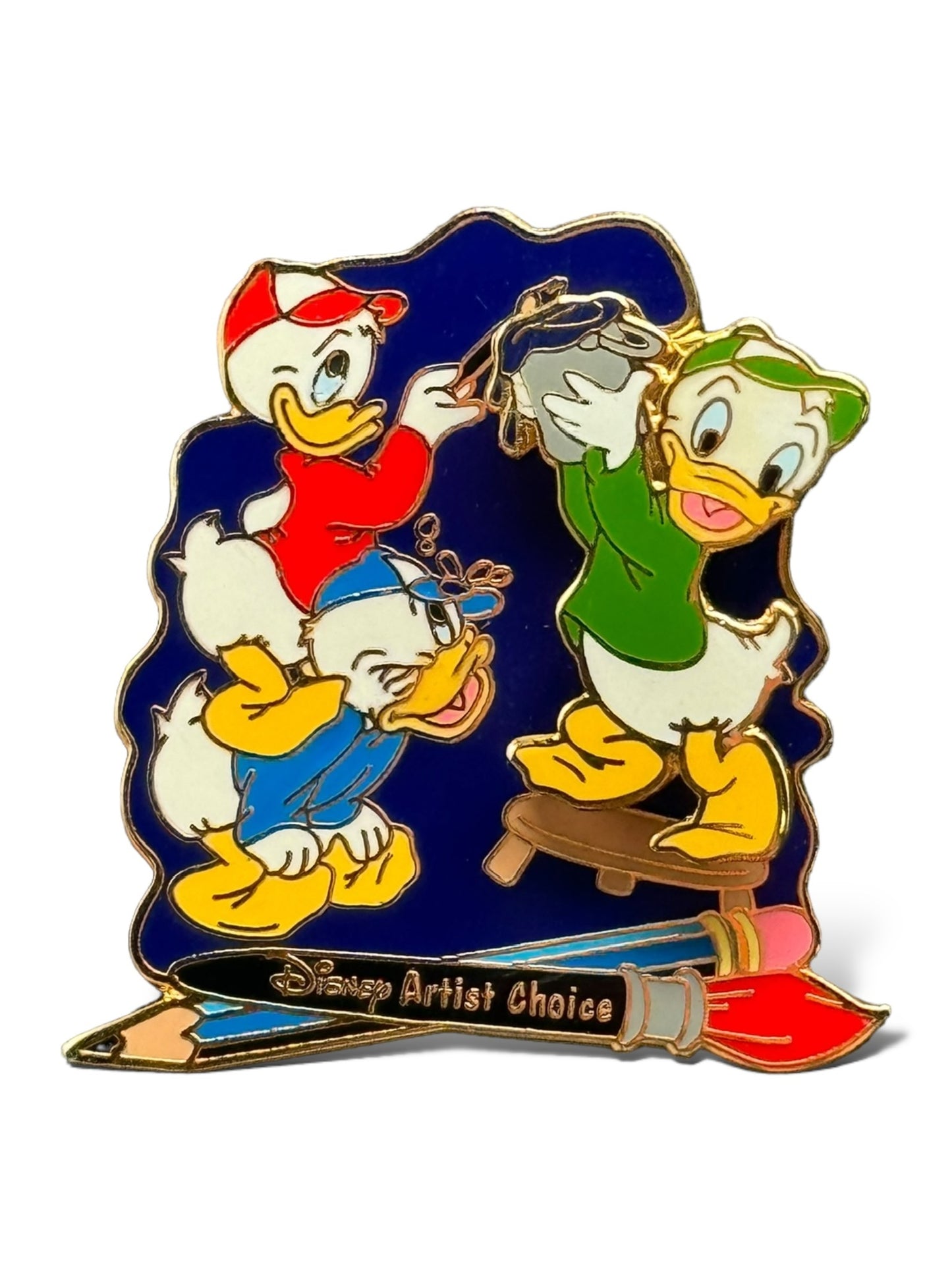 WDW Around Our World Pin Event Artist Choice Huey, Dewey and Louie Pin