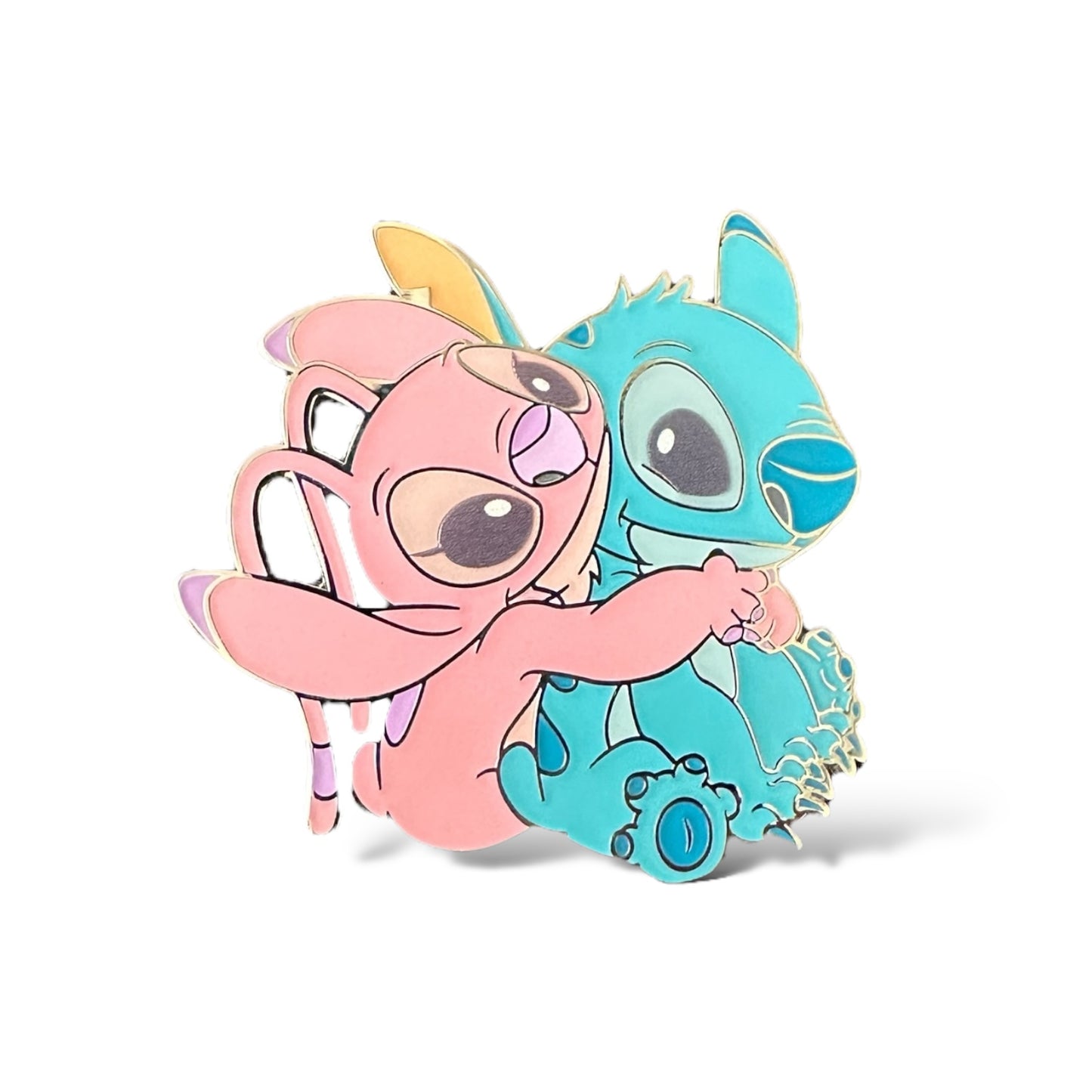 DLRP Stitch and Angel Hugging Pin