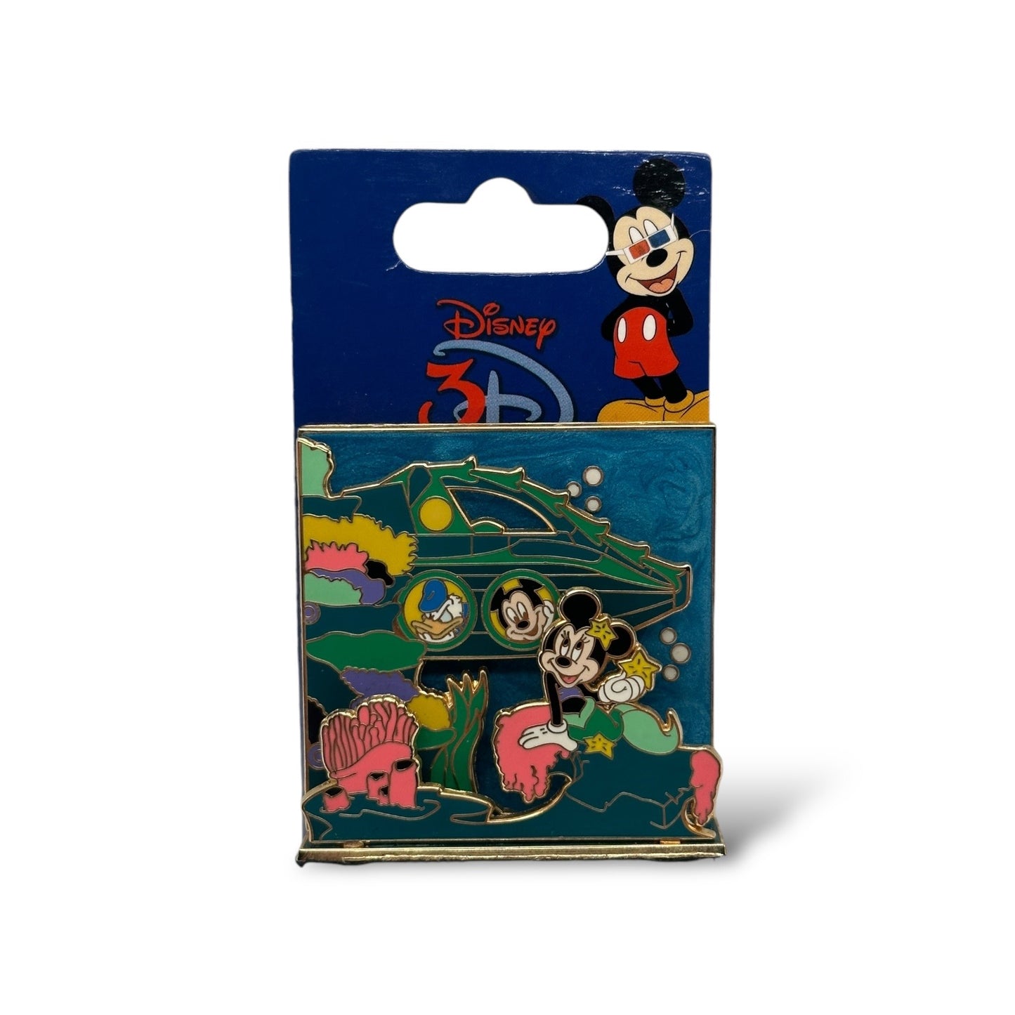 WDW 3D Attractions Diorama 20,000 Leagues Under The Sea Minnie Pin