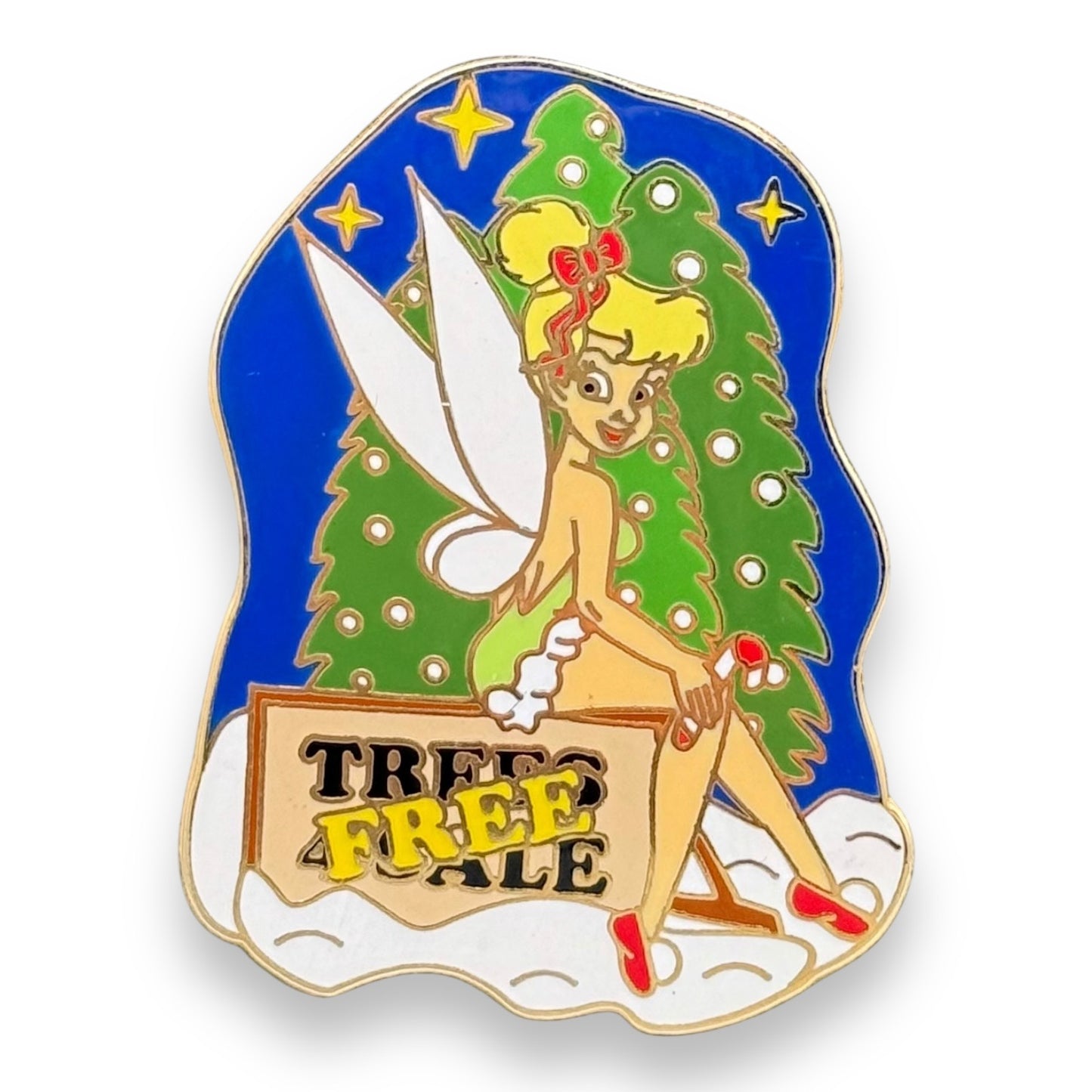 Tinker Bell Selling Christmas Trees Pin