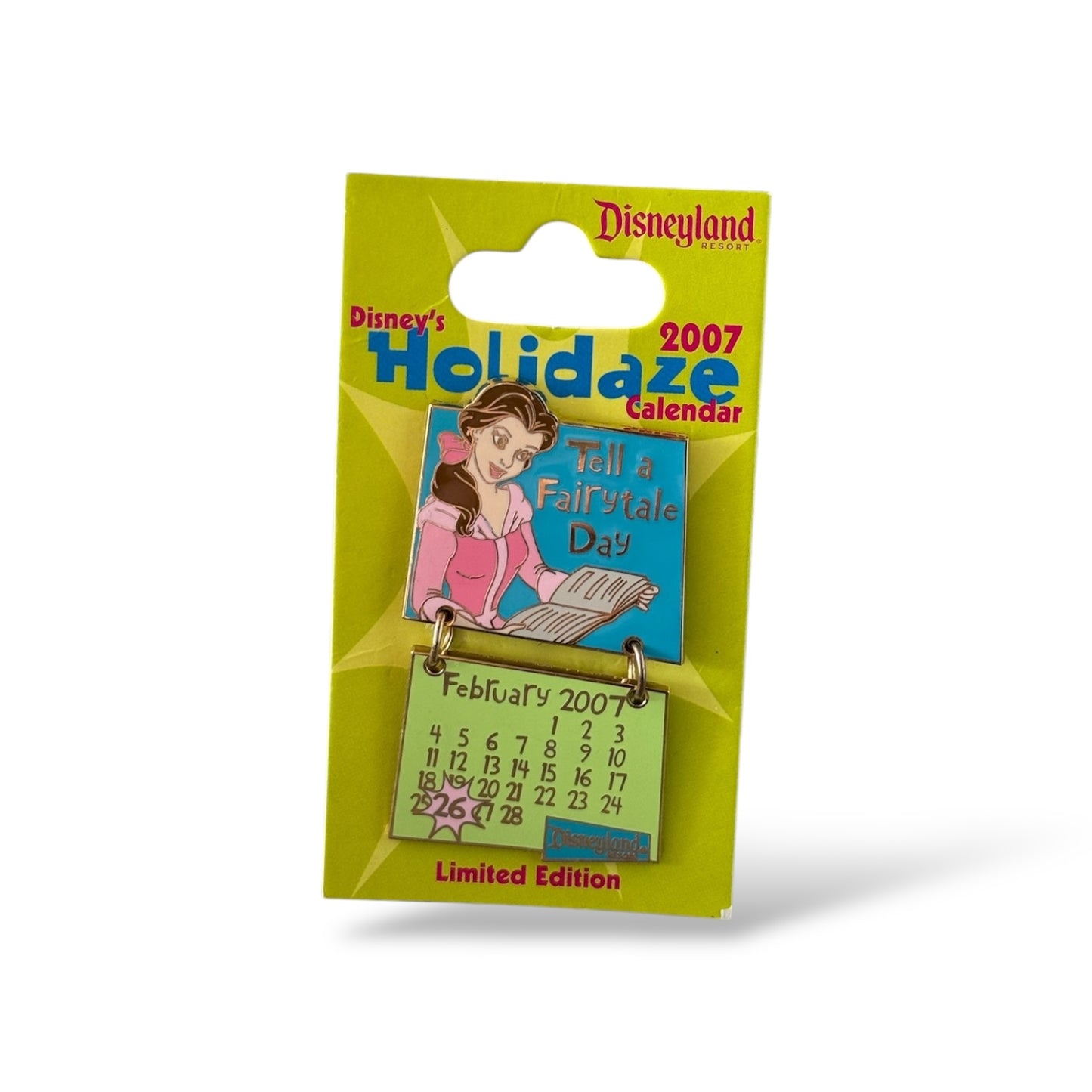 DLR Holidaze Calendar February Belle Pin
