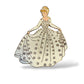 Disney Auctions Cinderella in Crystal-Covered Dress Jumbo Pin