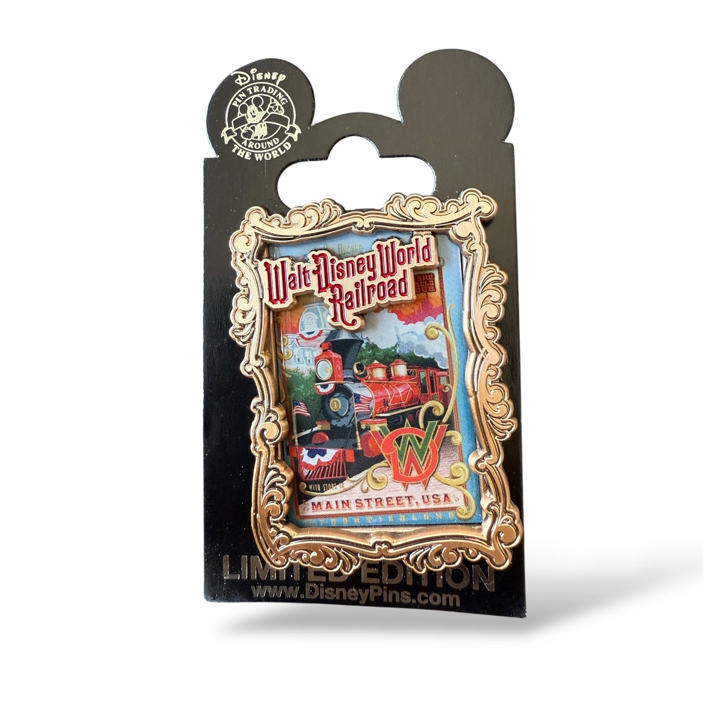 WDW Walt Disney World Railroad Poster Pin