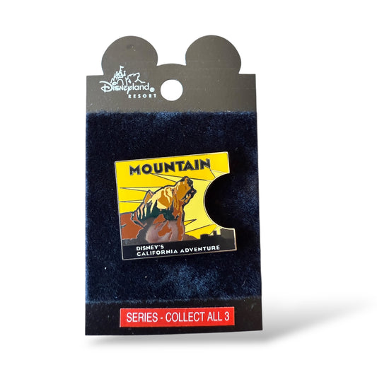 DLR Mountain to Mountain Disney's California Adventure Grizzly Peak Pin