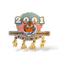 DAK Animal Kingdom Animals 2001 Tiger Dangle Pin