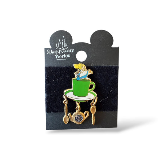 WDW Grand Floridian Alice's Tea Party Dangle Pin