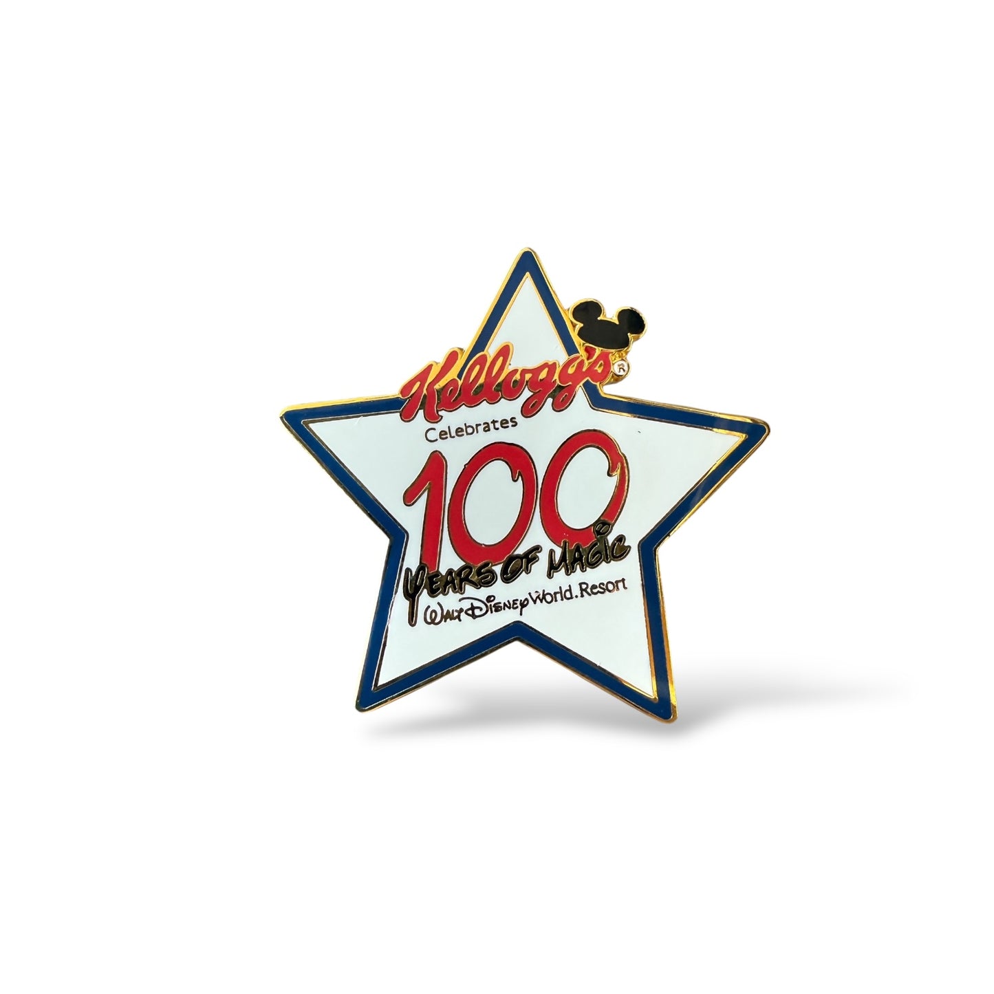 Disney Parks Kellogg's Gift With Purchase 100 Years of Magic Pin