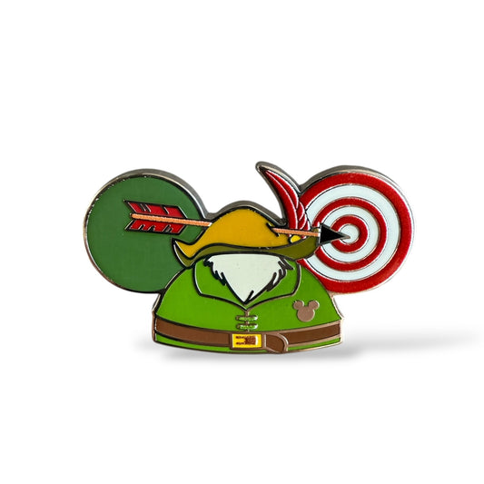 Cast Lanyard Earhats Robin Hood Hidden Mickey Pin