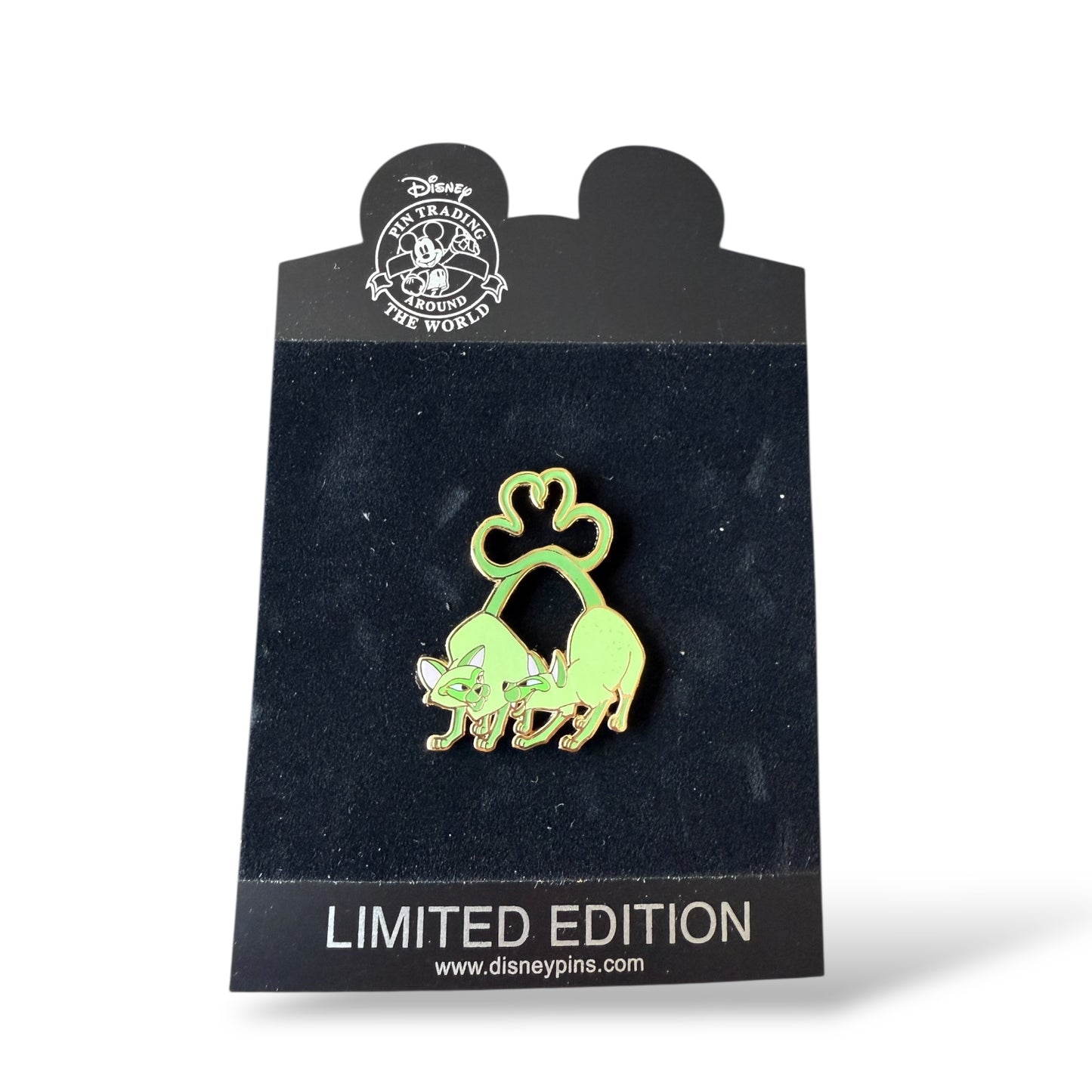Disney Shopping Green St. Patrick's Day Si and Am Pin
