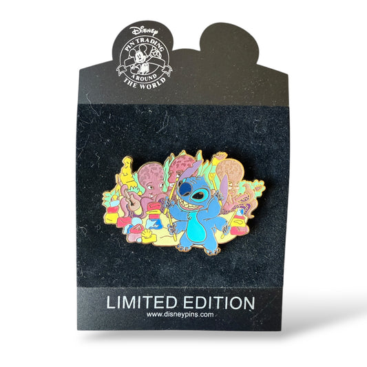 Disney Shopping Stitch Octopus Garden Jumbo Pin
