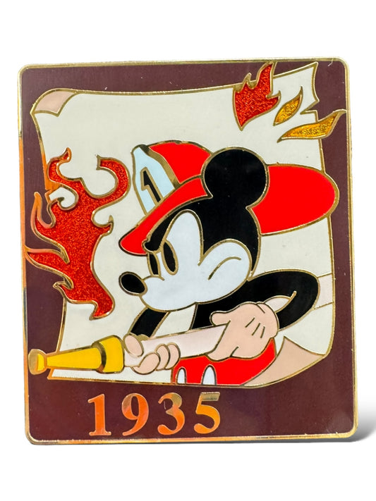 JDS Mickey Mouse Chronicle Mickey's Fire Brigade Pin