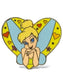 JDS Summer Girl Heart Tinker Bell Pin