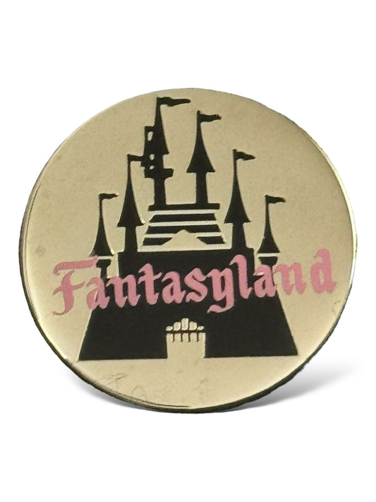 Disney Catalog Disneyland 50th Anniversary Fantasyland Set Fantasyland Logo Pin