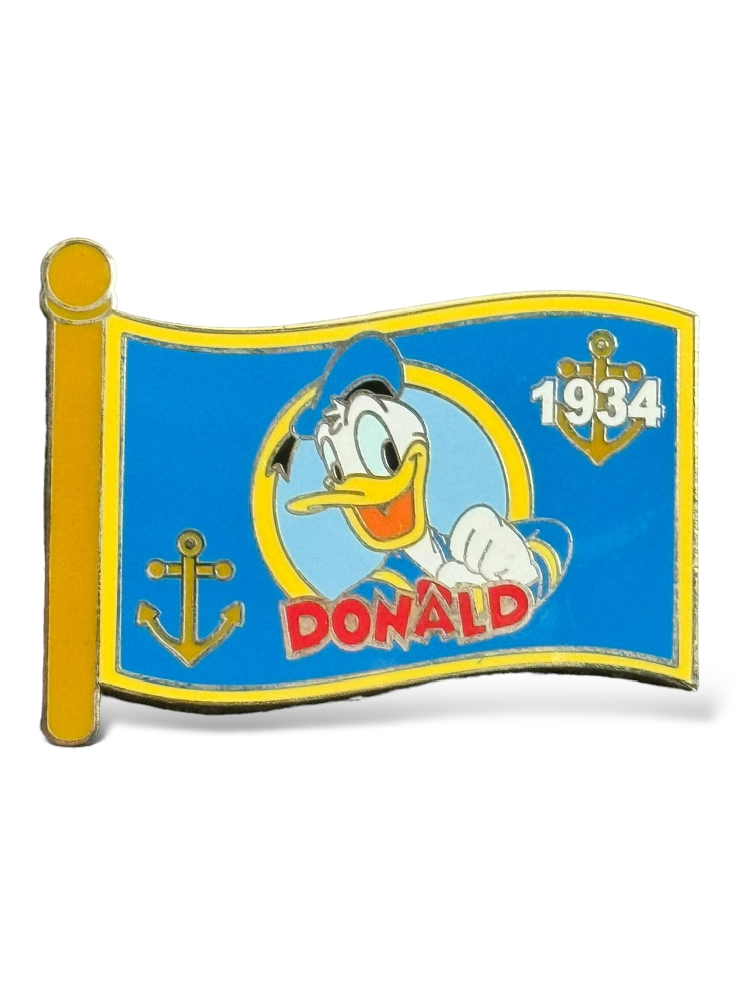 WDW Character Flags Mystery Donald Pin