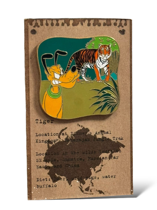 WDW Animal Kingdom Animals Mystery Pluto with Tiger Pin