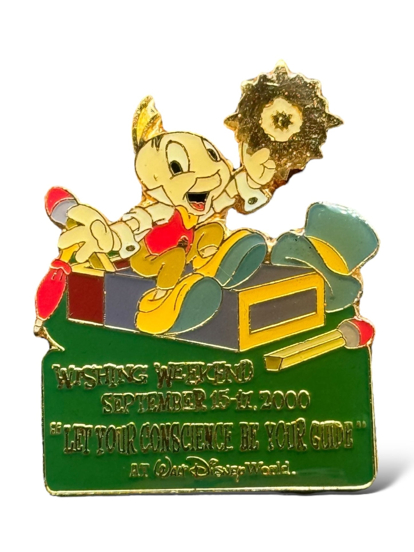 WDW Jiminy Cricket Wishing Weekend September 15-17, 2000 Pin