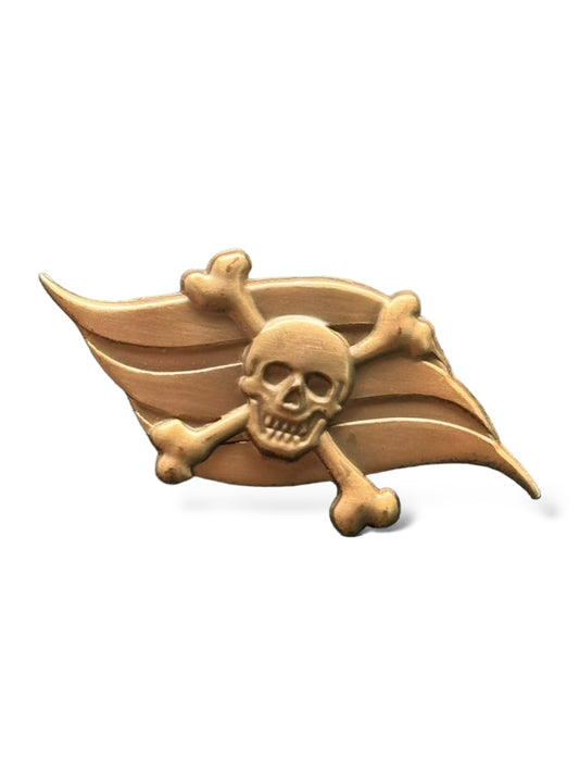 DCL Gold Tone Pirates of The Caribbean Logo Pin