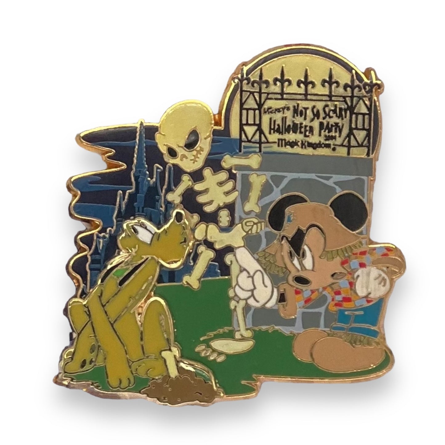 WDW Mickey's Not So Scary Halloween Party 2004 Mickey and Pluto Pin