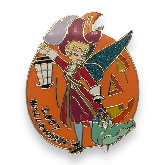 WDI Happy Halloween 2007 Tinker Bell as Captain Hook Pin