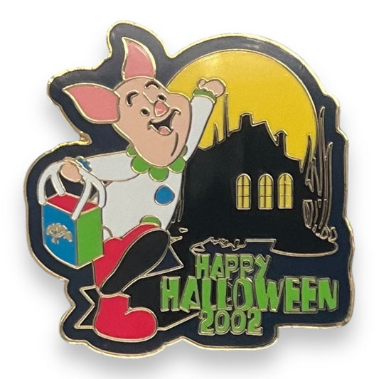 WDW Happy Halloween 2002 Piglet Dressed as Clown Pin