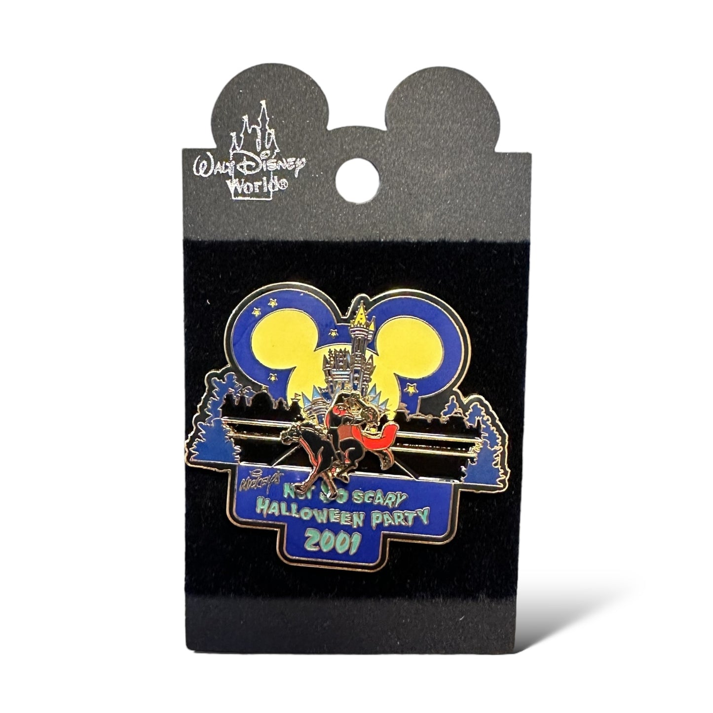 WDW Mickey's Not So Scary Halloween Party 2001 Headless Horseman Slider Pin