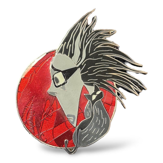 Vincent Profile Red Version Fantasy Pin