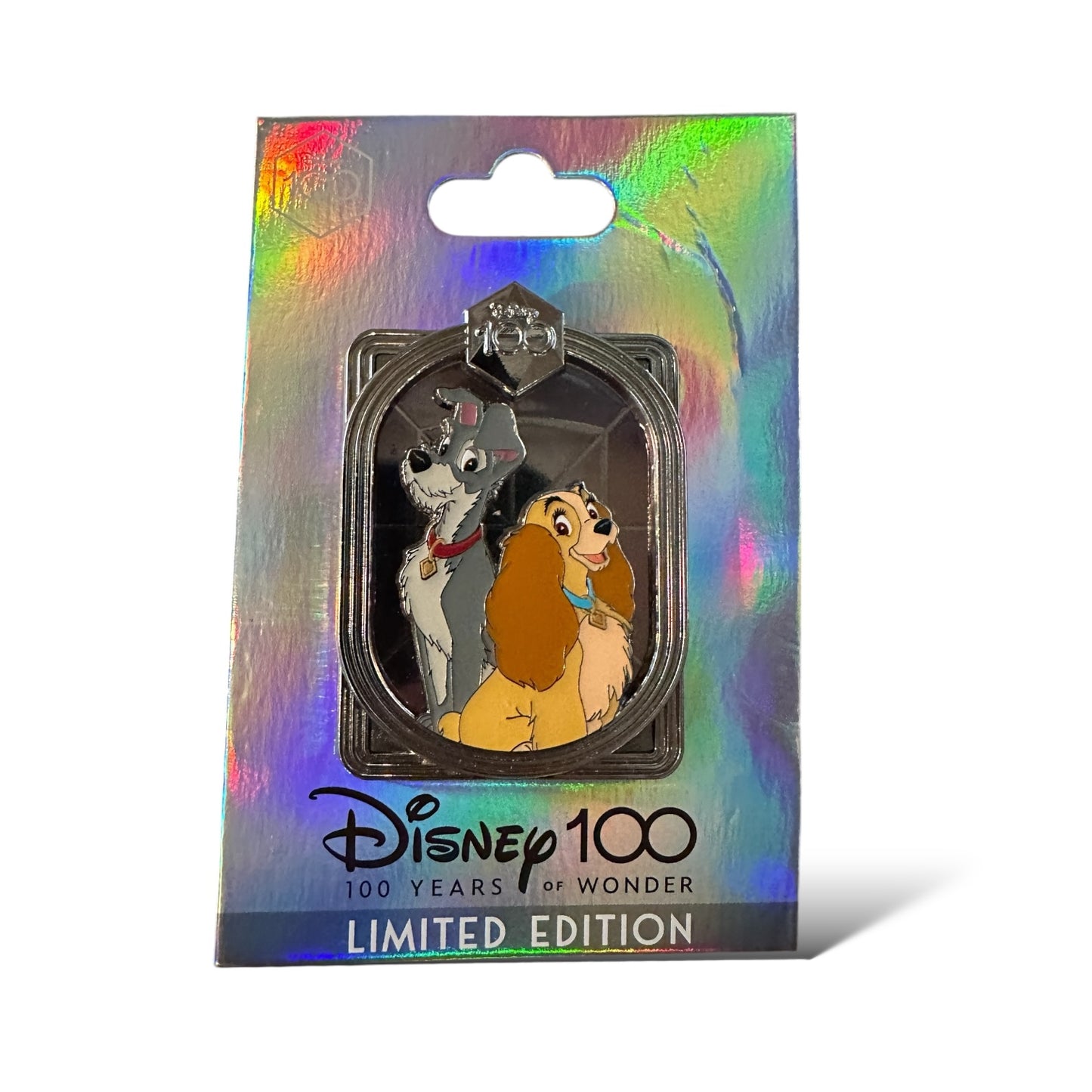 DEC Disney 100 Lady and The Tramp Pin