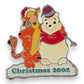 UKDS Christmas 2002 Tigger with Pooh Snowman Pin