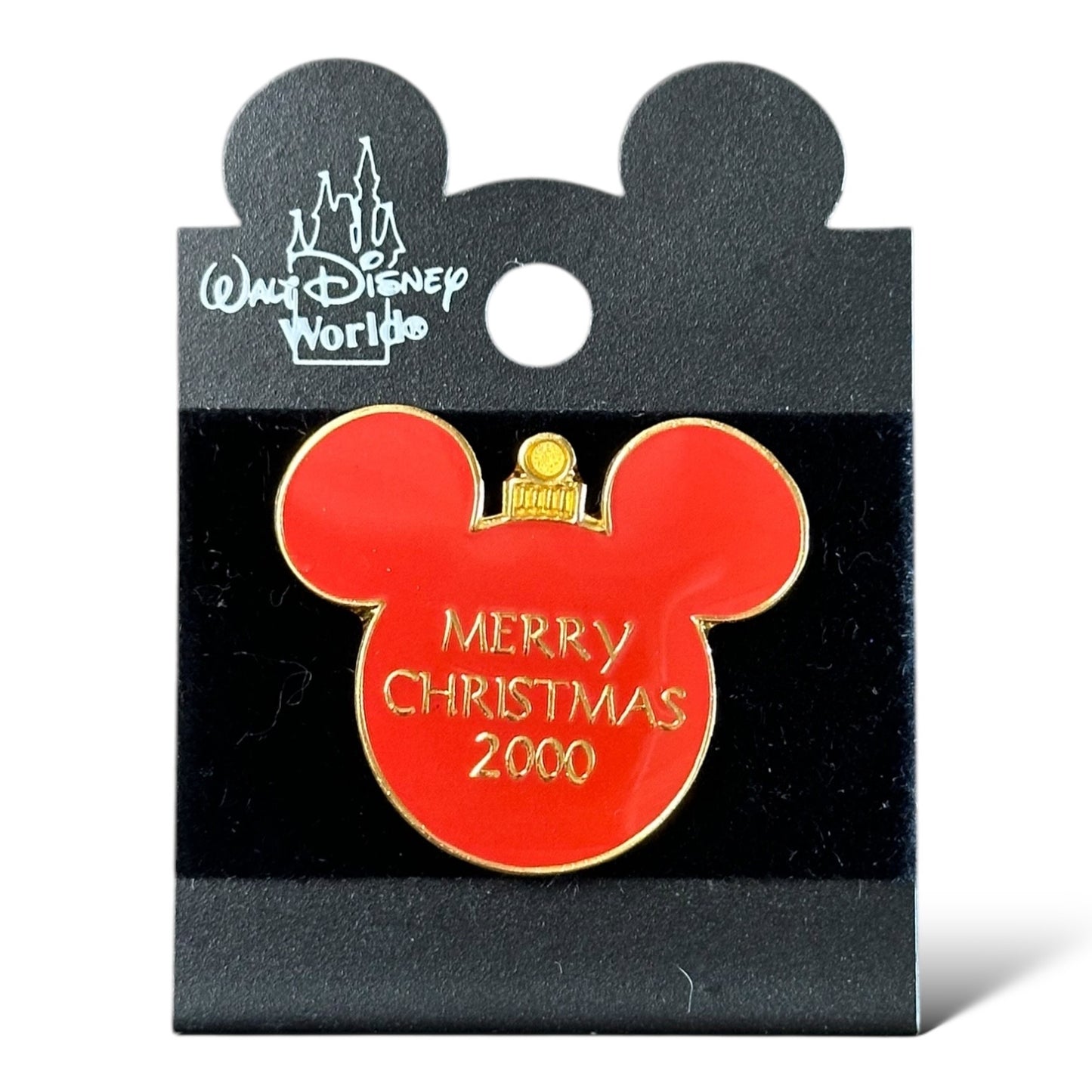 WDW Merry Christmas 2000 Mystery Red Ornament Pin