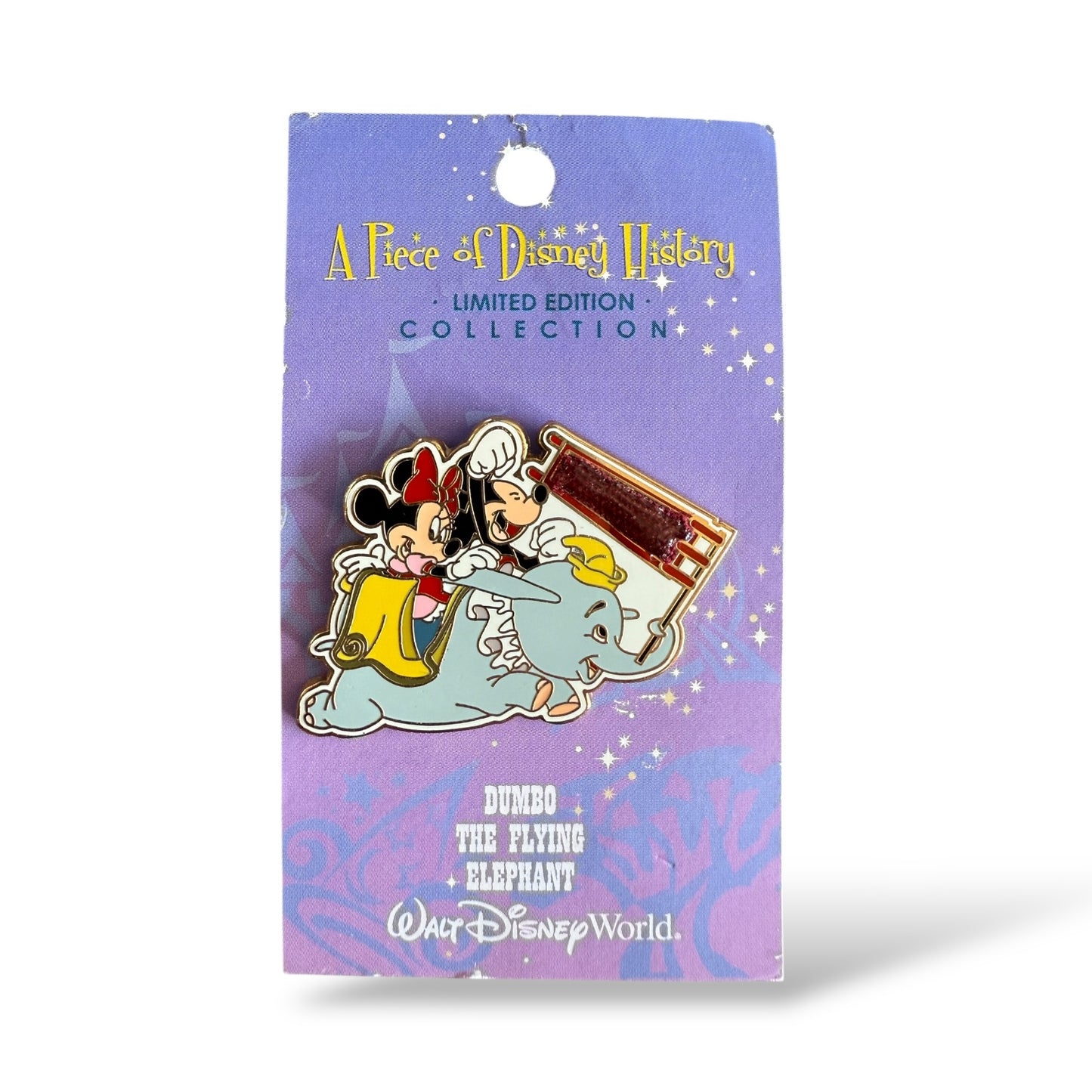 WDW Piece of Disney Mickey and Minnie Dumbo the Flying Elephant Pin