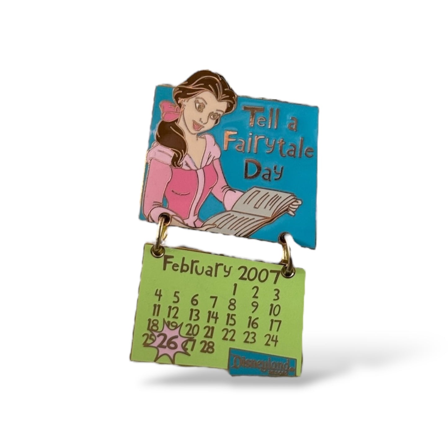 DLR Holidaze Calendar February Belle Pin