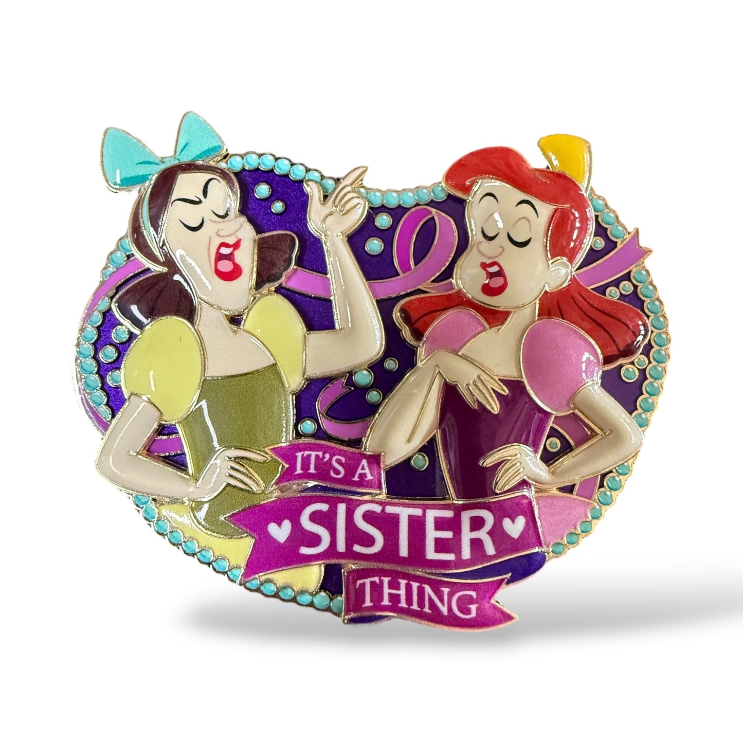 DEC Siblings Series Anastasia and Drizella It's a Sister Thing Pin