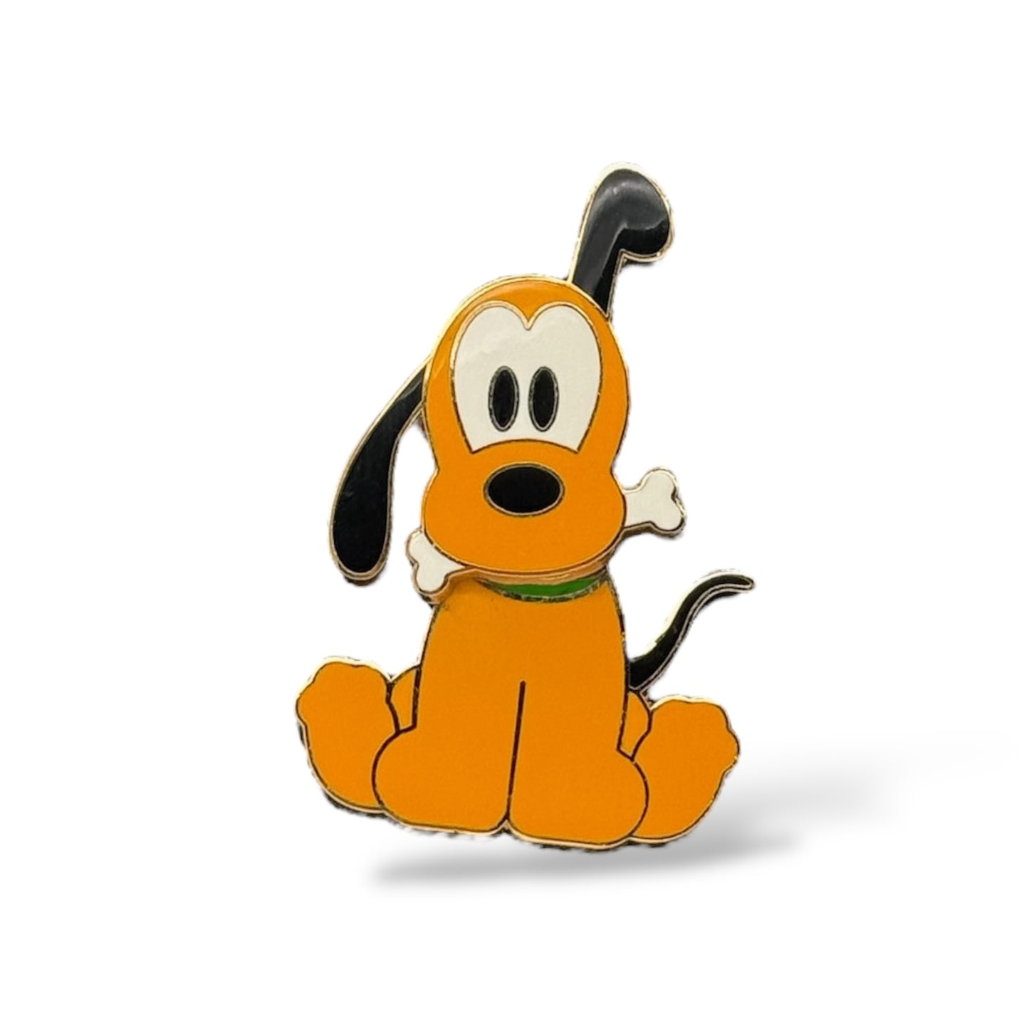 Disney Parks Cute Characters Pluto with Bone Bobble Pin
