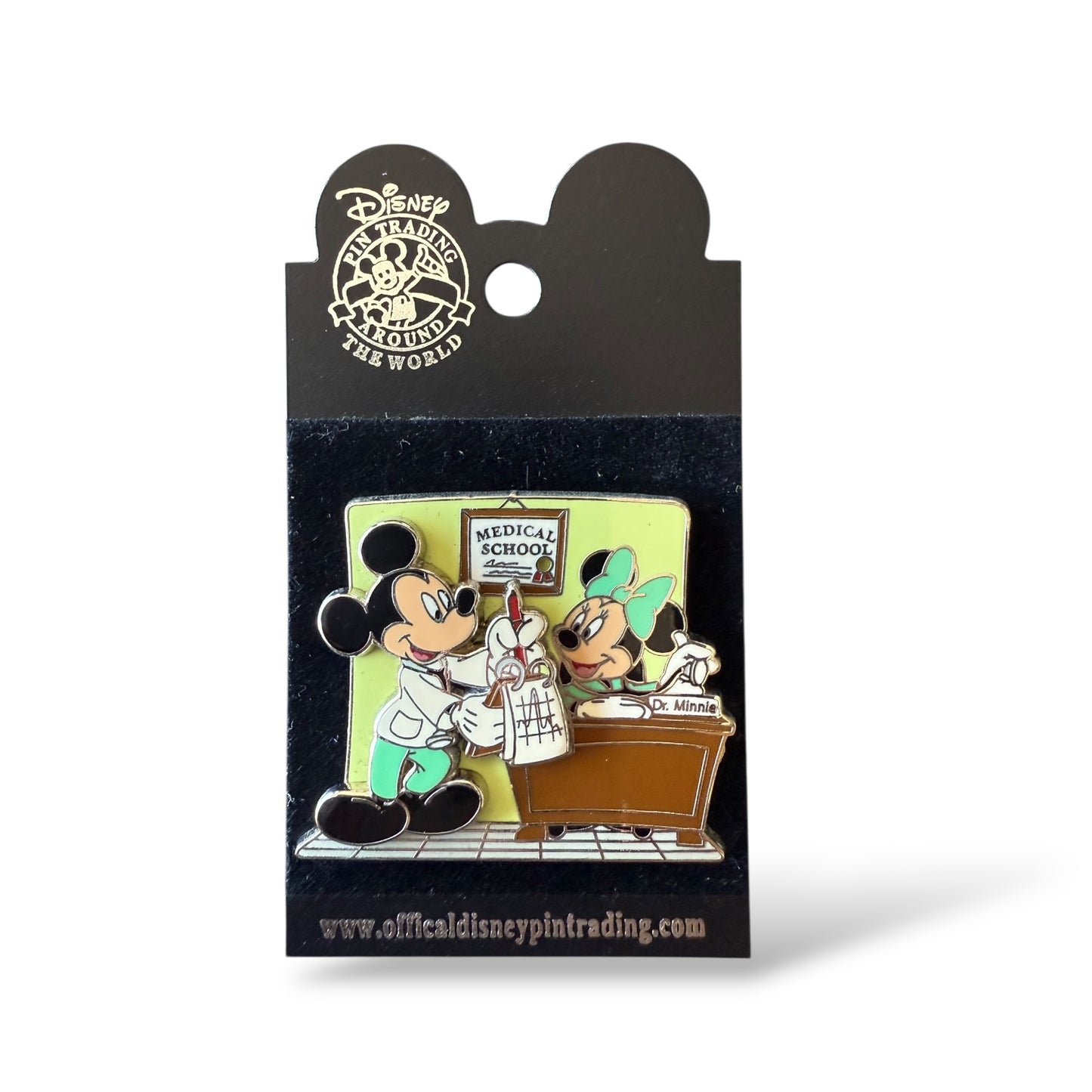 Disney Parks Medical Doctors Mickey and Minnie Mouse 3D Pin