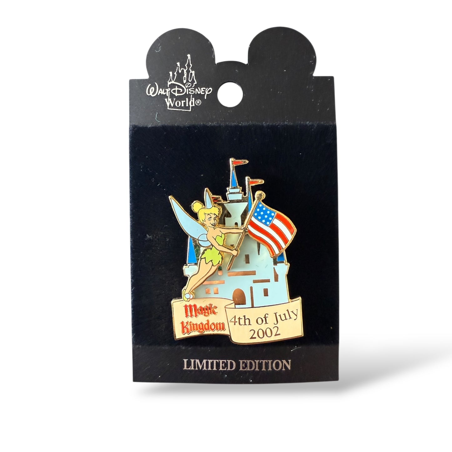 WDW 4th of July 2002 Magic Kingdom Tinker Bell Pin