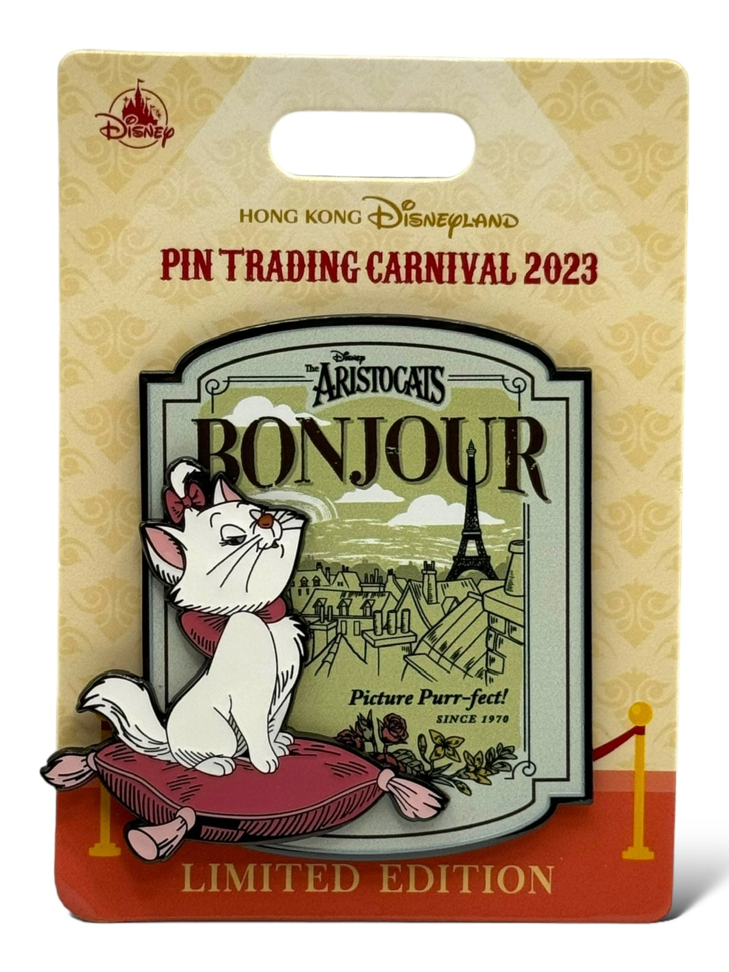 HKDL Pin Trading Carnival 2023 Mini Jumbo Marie Pin