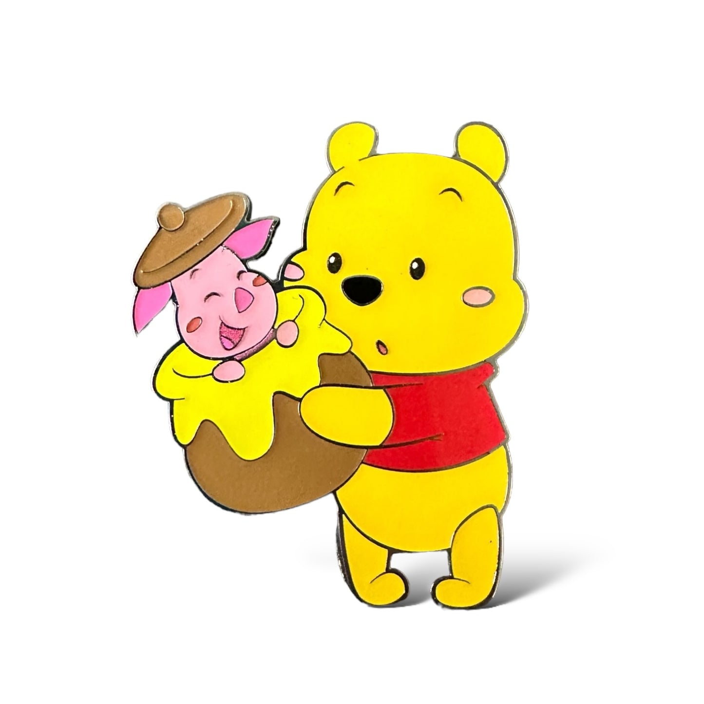 DLRP Winnie The Pooh Cutie Pooh and Piglet Hunny Pot Pin