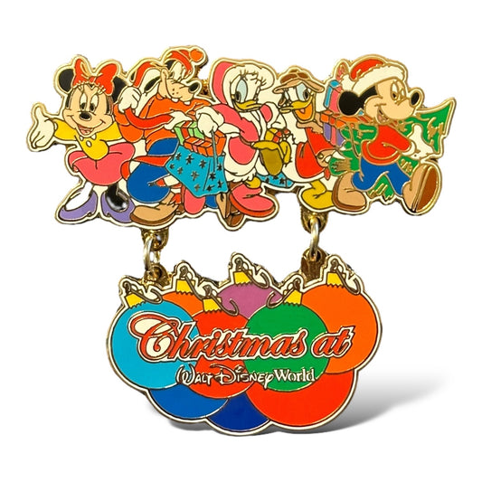 WDW Christmas 2002 Fab 5 Walt Disney World Dangle Pin