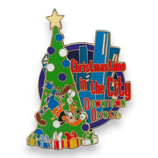 WDW Christmastime In The City Goofy Pin