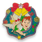 JDS Christmas 2003 Peter Pan & Tinker Bell Christmas Wreath Pin