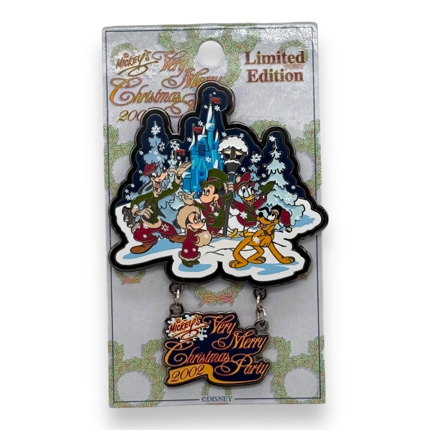 WDW Mickey's Very Merry Christmas Party 2002 Fab 5 Dangle Pin