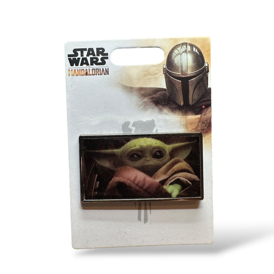 Disney Parks Star Wars Mandalorian Grogu Portrait Pin