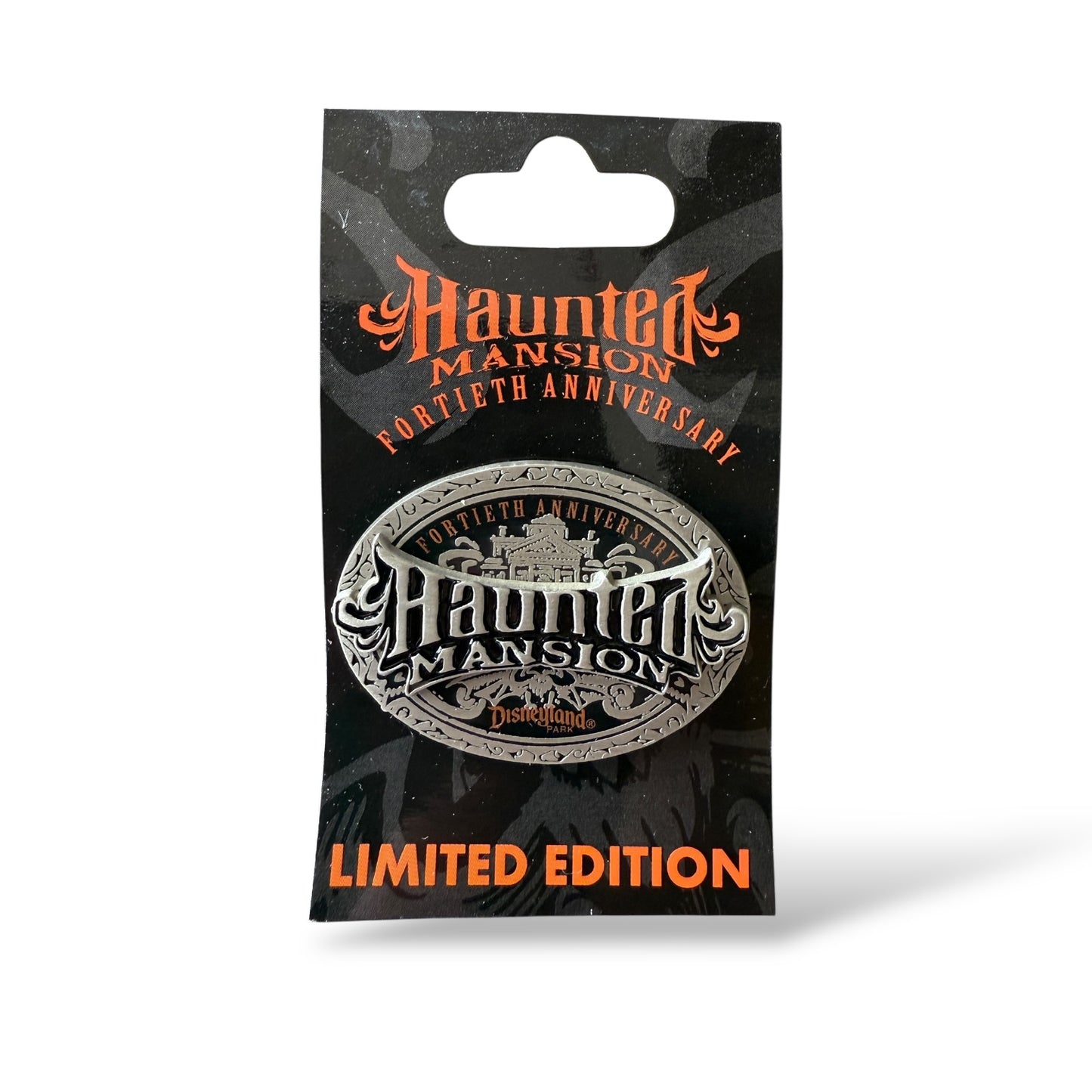 DLR Haunted Mansion 40th Anniversary Event Logo Pin